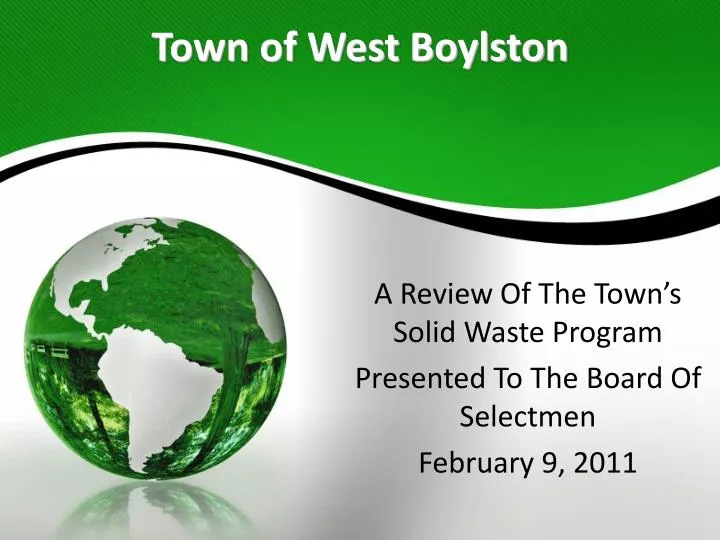 town of west boylston