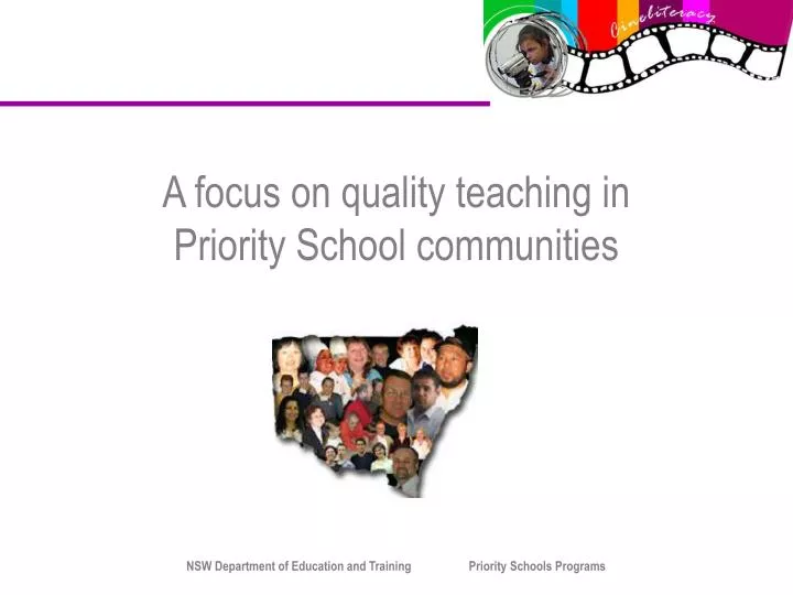 a focus on quality teaching in priority school communities