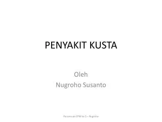 penyakit kusta