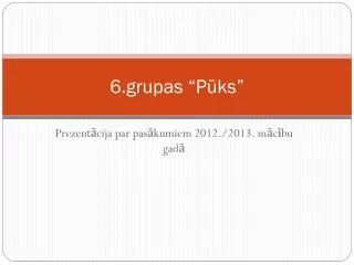6 grupas p ks