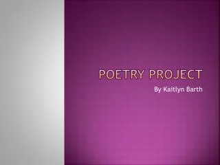 Poetry Project