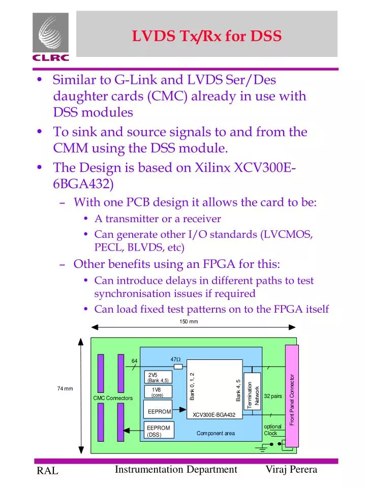 lvds tx rx for dss