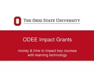 ODEE Impact Grants
