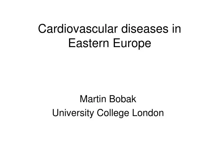 cardiovascular diseases in eastern europe