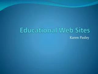 Educational Web Sites