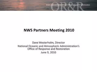 NWS Partners Meeting 2010