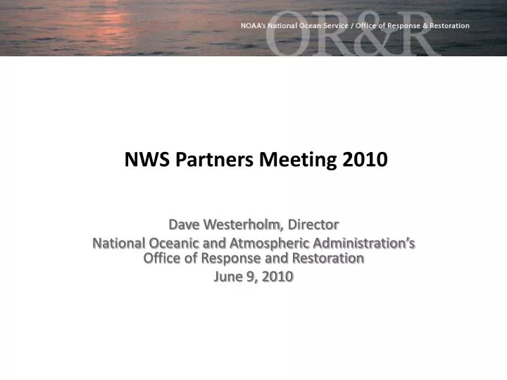 nws partners meeting 2010
