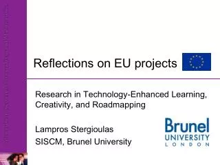 Reflections on EU projects