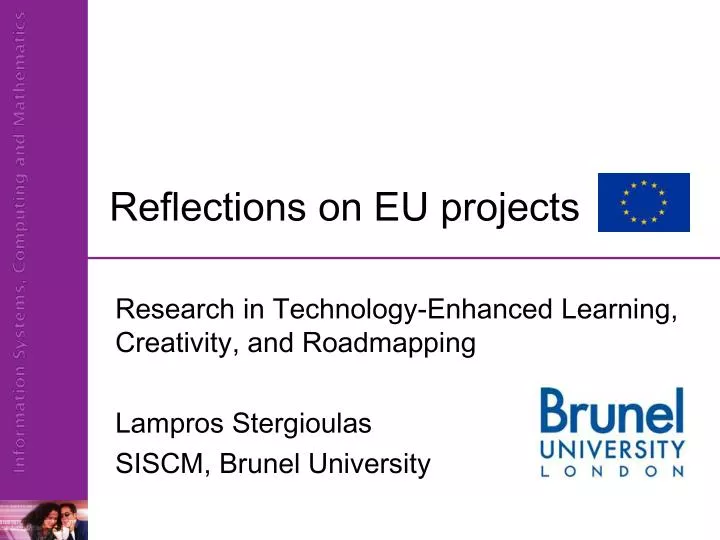 reflections on eu projects