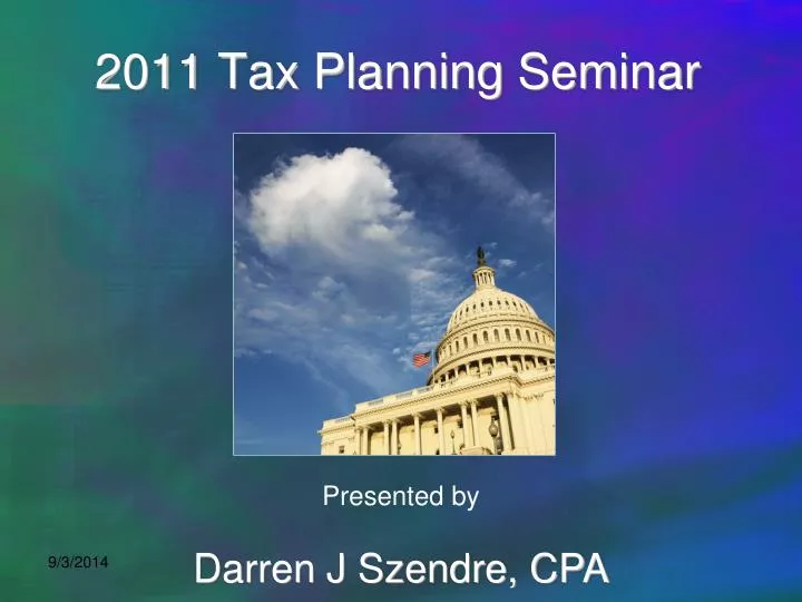 2011 tax planning seminar