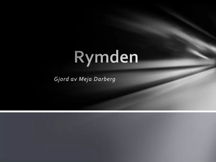 rymden