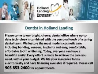 Dentist in Holland Landing