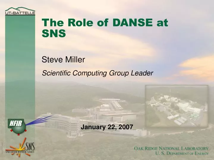 the role of danse at sns