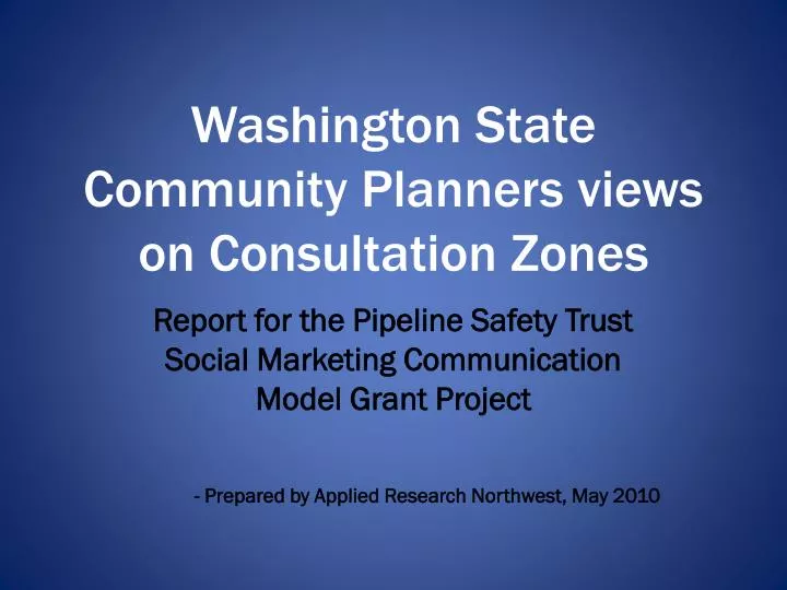 washington state community planners views on consultation zones