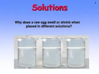 Solutions