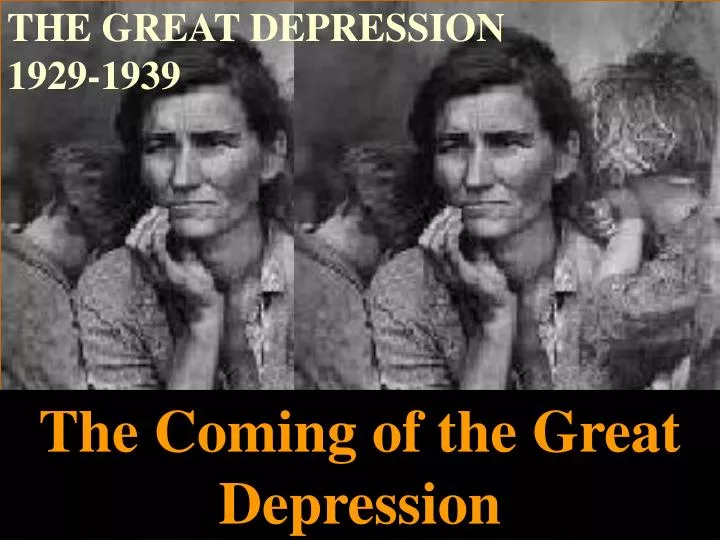 the great depression 1929 1939