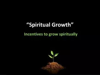 spiritual growth