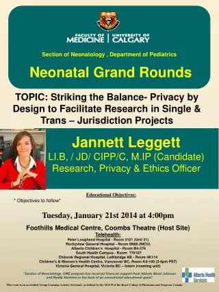 Neonatal Grand Rounds