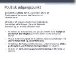 Politisk udgangspunkt - slide 1