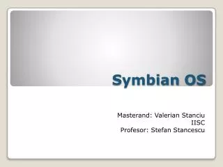 symbian os