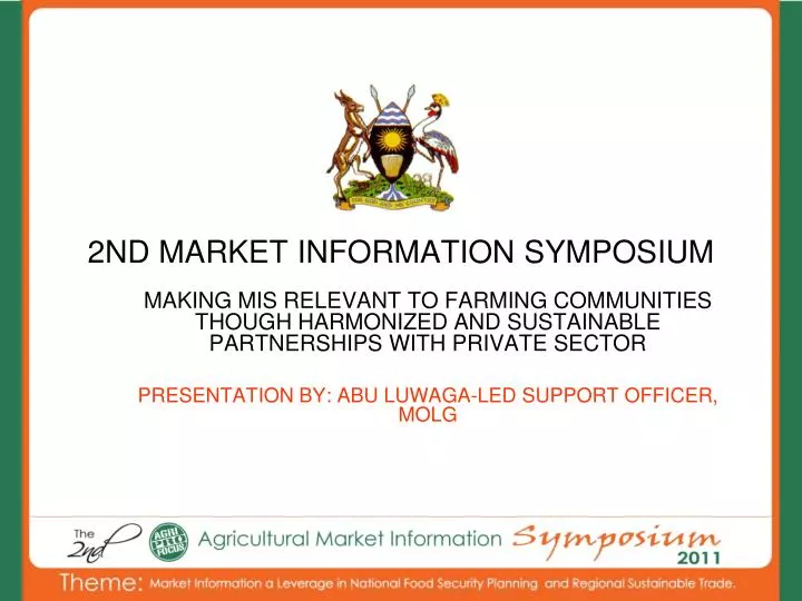 2nd market information symposium