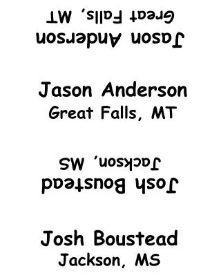 Jason Anderson Great Falls, MT