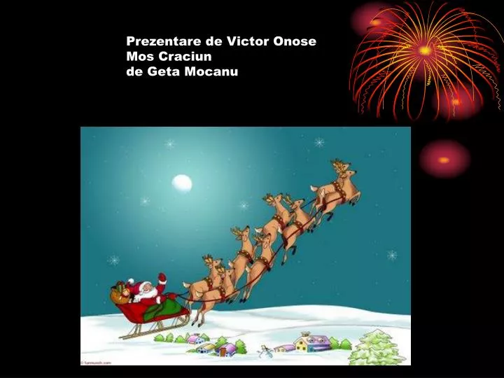 prezentare de victor onose mos craciun de geta mocanu