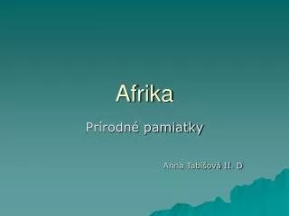 afrika