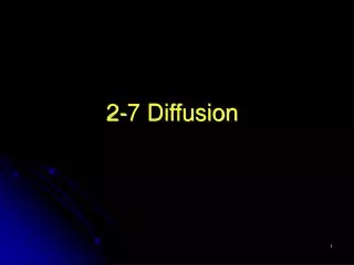 2-7 Diffusion