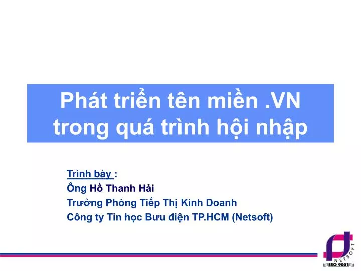 ph t tri n t n mi n vn trong qu tr nh h i nh p