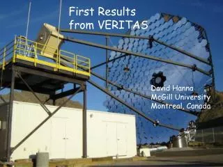 First Results from VERITAS