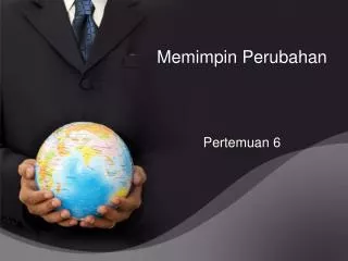 memimpin perubahan