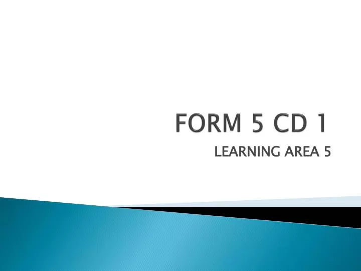 form 5 cd 1