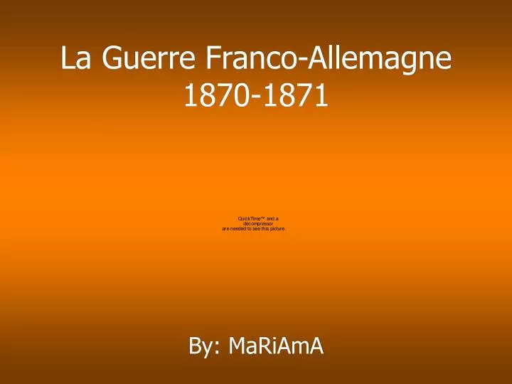 la guerre franco allemagne 1870 1871