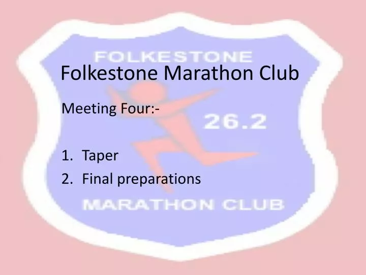 folkestone marathon club