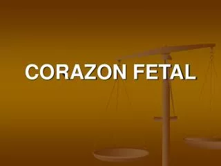corazon fetal