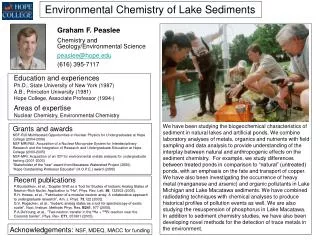 Environmental Chemistry of Lake Sediments