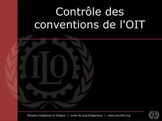 contr le des conventions de l oit