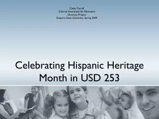 Celebrating Hispanic Heritage Month in USD 253
