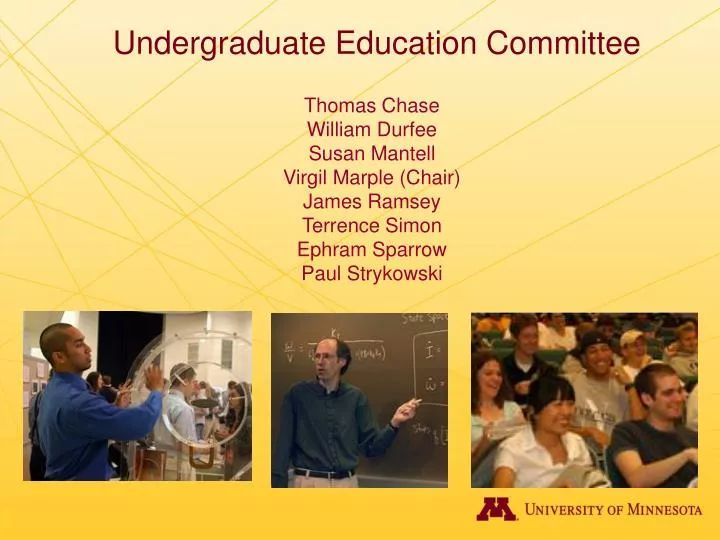 undergraduate education committee