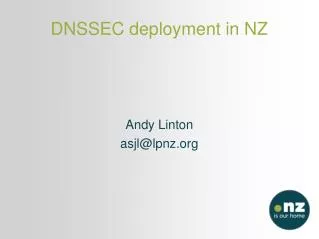 DNSSEC deployment in NZ