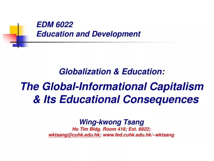 edm 6022 education and development