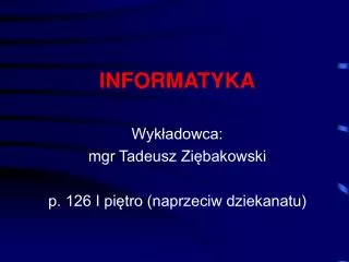 informatyka