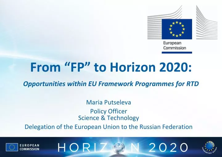 from fp to horizon 2020 opportunities within eu framework programmes for rtd