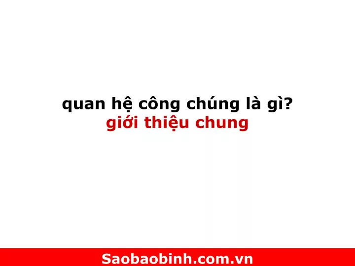 quan h c ng ch ng l g gi i thi u chung