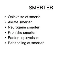 smerter