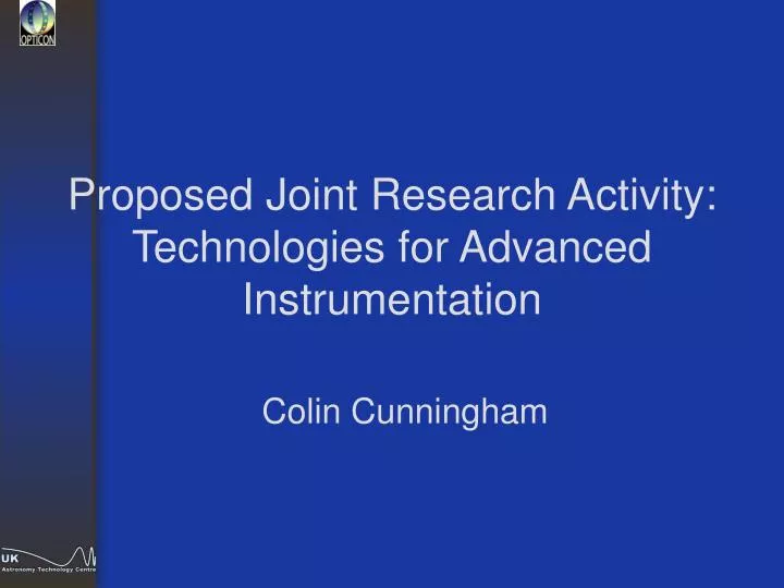 proposed joint research activity technologies for advanced instrumentation