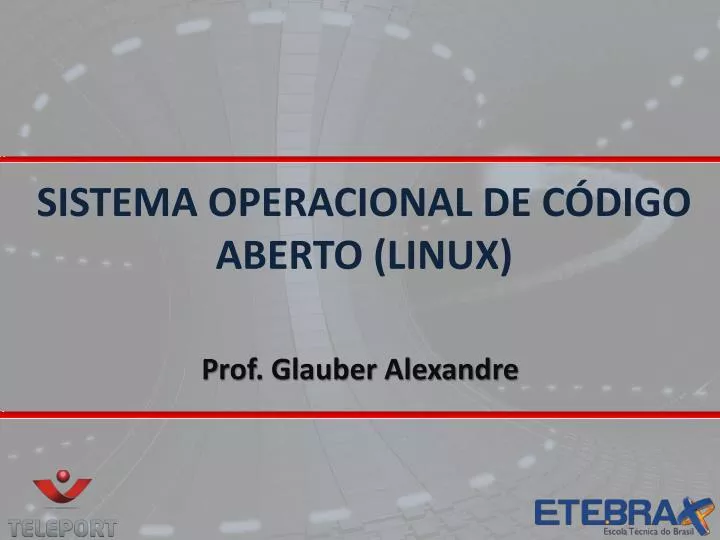 sistema operacional de c digo aberto linux