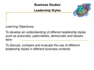 Business Studies Leadership Styles