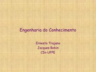 engenharia do conhecimento